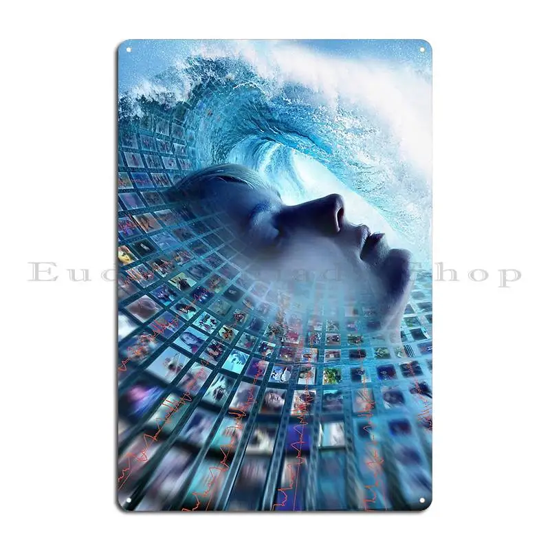 معلومات الزائد الصورة المفاهيمية C009 6554 علامة معدنية جدار الكهف تصميم اللوحة المرآب الطباعة تين تسجيل ملصق #2