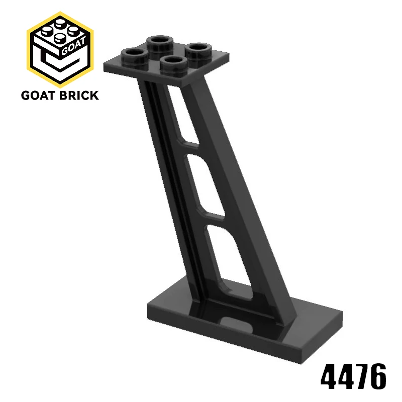 10Pc MOC Parts  4476 Support 2 x 4 x 5 Stanchion Inclined Compatible Bricks DIY Assmble Building Blocks Particle Kid Puzzle Toy