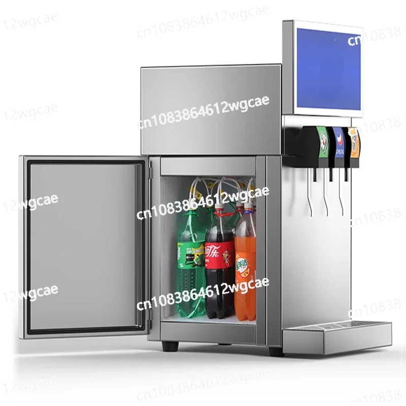 Coke Machine Commercial Small Automatic Hamburger Shop Three-valve Carbonated Beverage Cup-Dividing