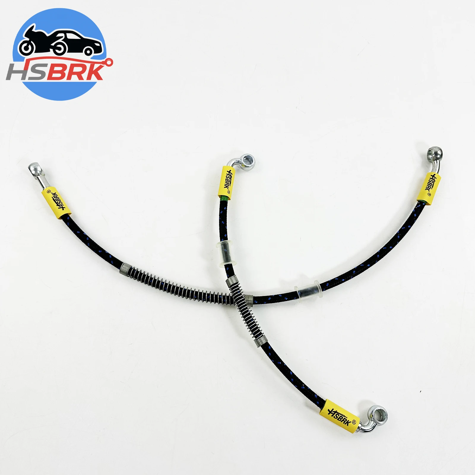 

Тормозной шланг M10 Joint 10-200 см, черно-синий, из нержавеющей стали с нейлоновой оплеткой, для модификации мотоциклов Kawasaki Harley, прочный.