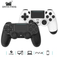 DATA FROG Bluetooth-Compatible Game Controller for PS4/Slim/Pro Wireless Gamepad For PC Dual Vibration Joystick For IOS/Android