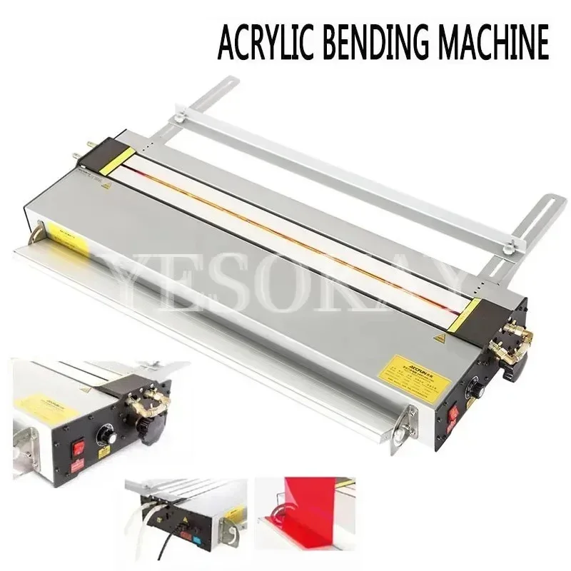 Angle Positioning Acrylic Bending Machine Plexiglass Plastic Sheet PVC Hot Bending Machine Acrylic Light Box 0-600℃adjustable