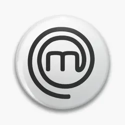Masterchef Small Black Logo White Backgr Soft Button Pin Badge Clothes Hat Metal Cartoon Lapel Pin Brooch Jewelry Cute Funny