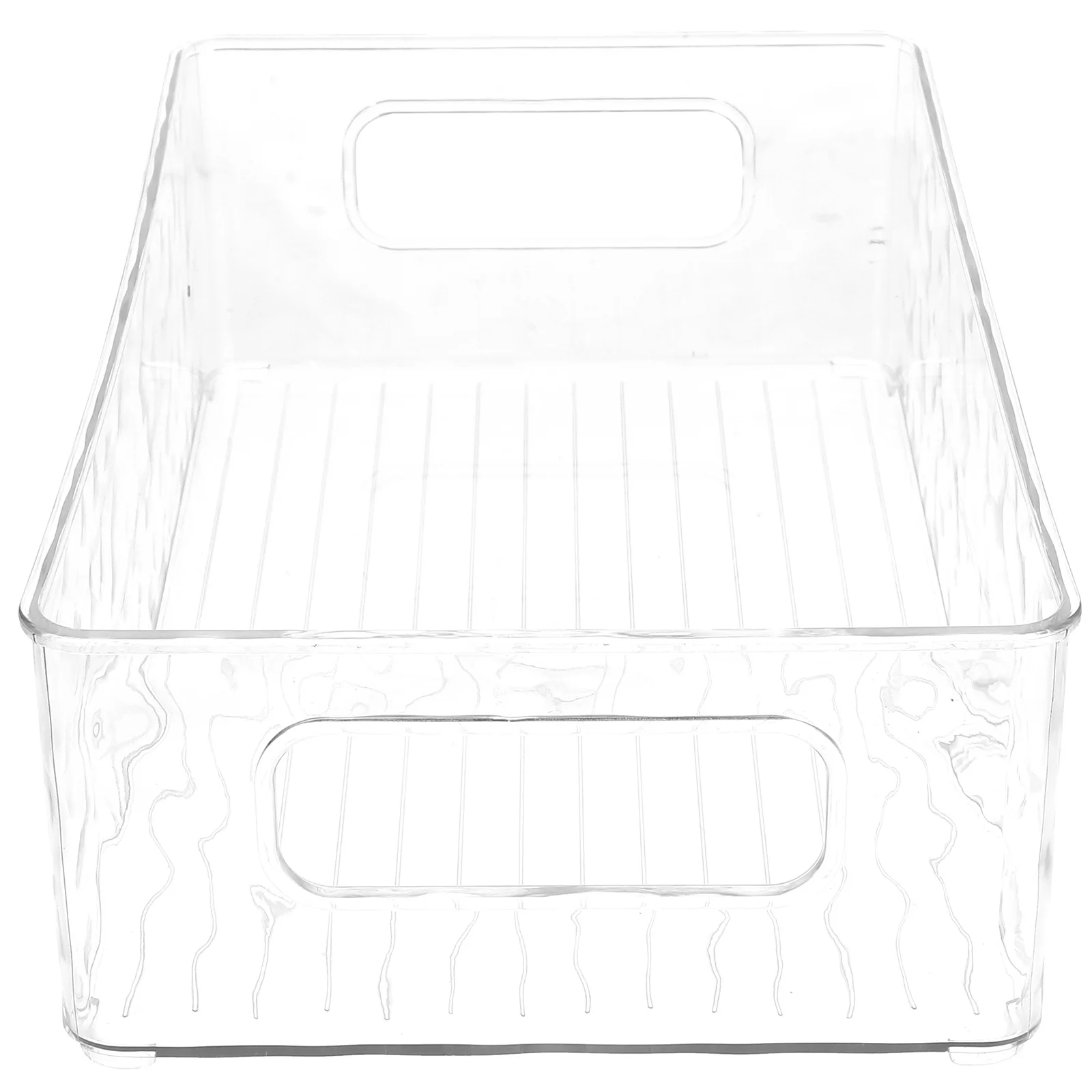 

1pc Clear Acrylic Desktop Storage Tray Rectangular Jewelry Dish Makeup Perfume Organizer Big Capacity Vanity Sundries Trinket