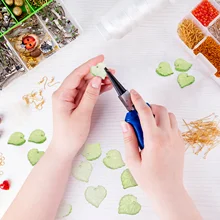 200Pcs Acrylic Leaf Earring Pendants DIY Ear Jewelry Accessories Handmade Ear Drops Key Ornament Decorations Earring Pendants