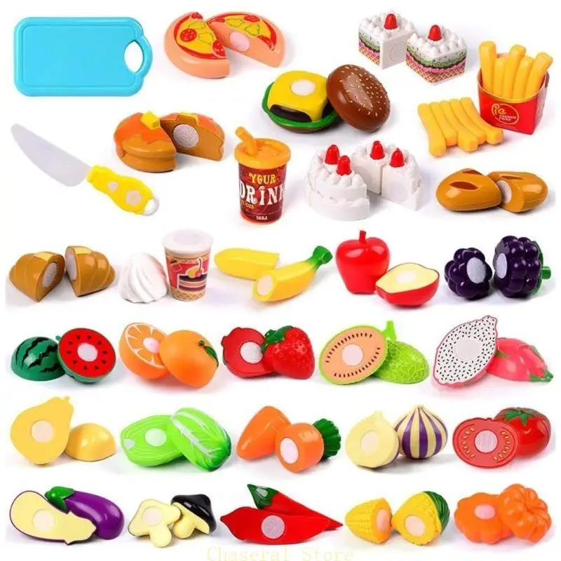 E7CE crianças qualidade fingem jogar comida cozinha cozinha conjunto utensílios cozinha brinquedo