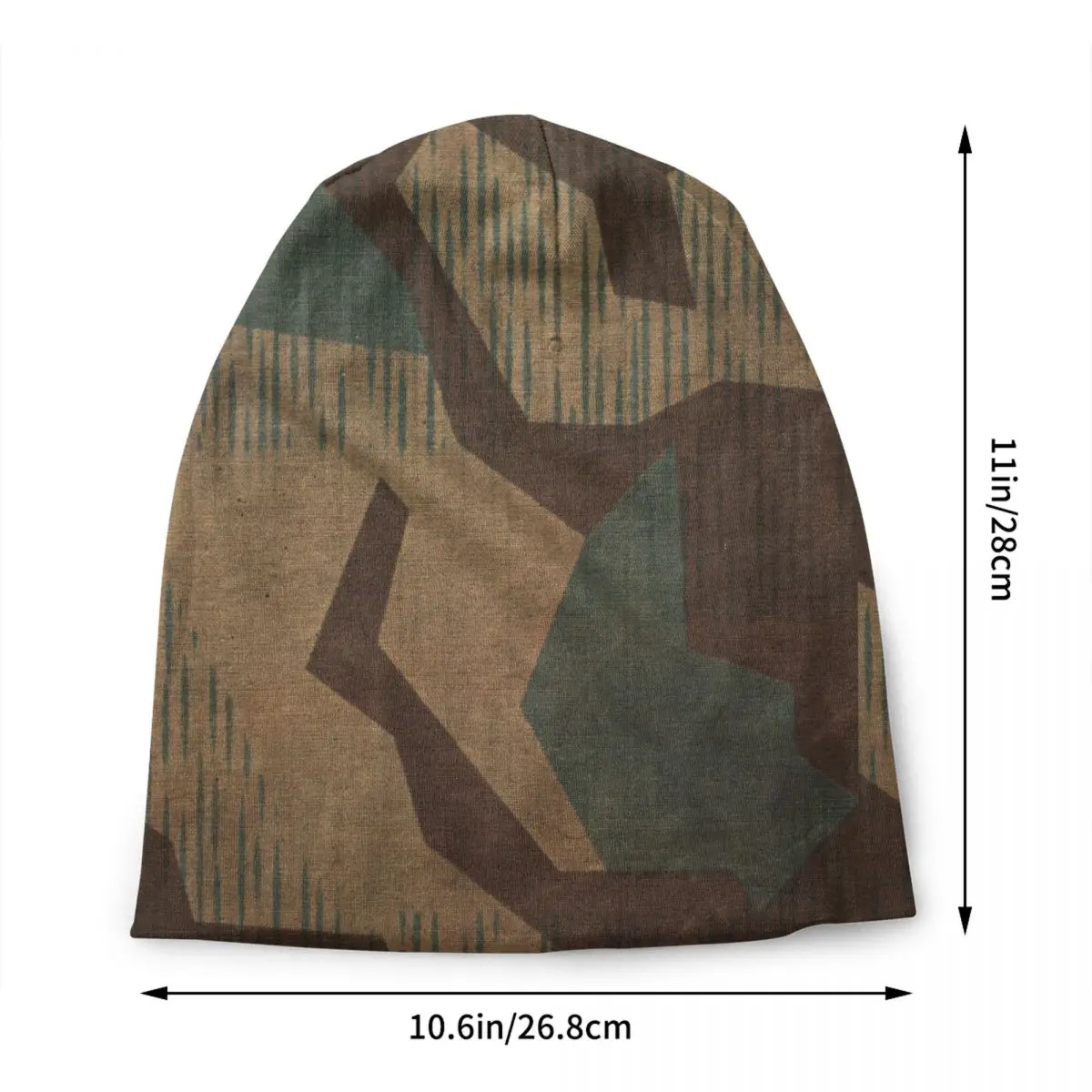 German Camouflage Skullies Beanies Caps Men Women Unisex Winter Warm Knit Hat Adult Military Army Tactical Camo Bonnet Hats