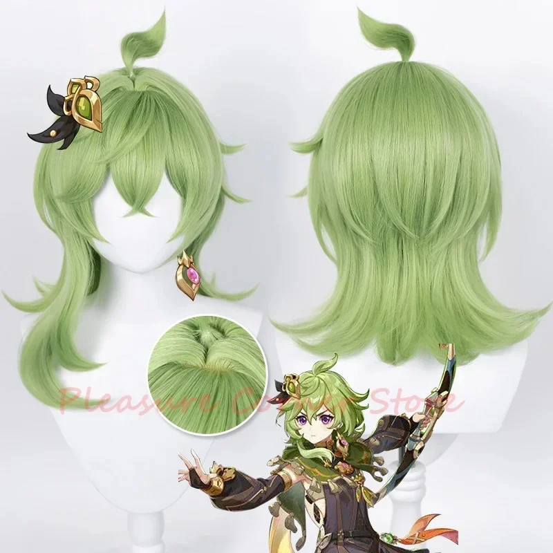 2026 Game Genshin Impact Sumeru Cosplay Nahida Tighnari Collei Fischl Cyno Al Haitham Nilou Dehya Wig Fatui Columbina Arle ZYBR0 view 4