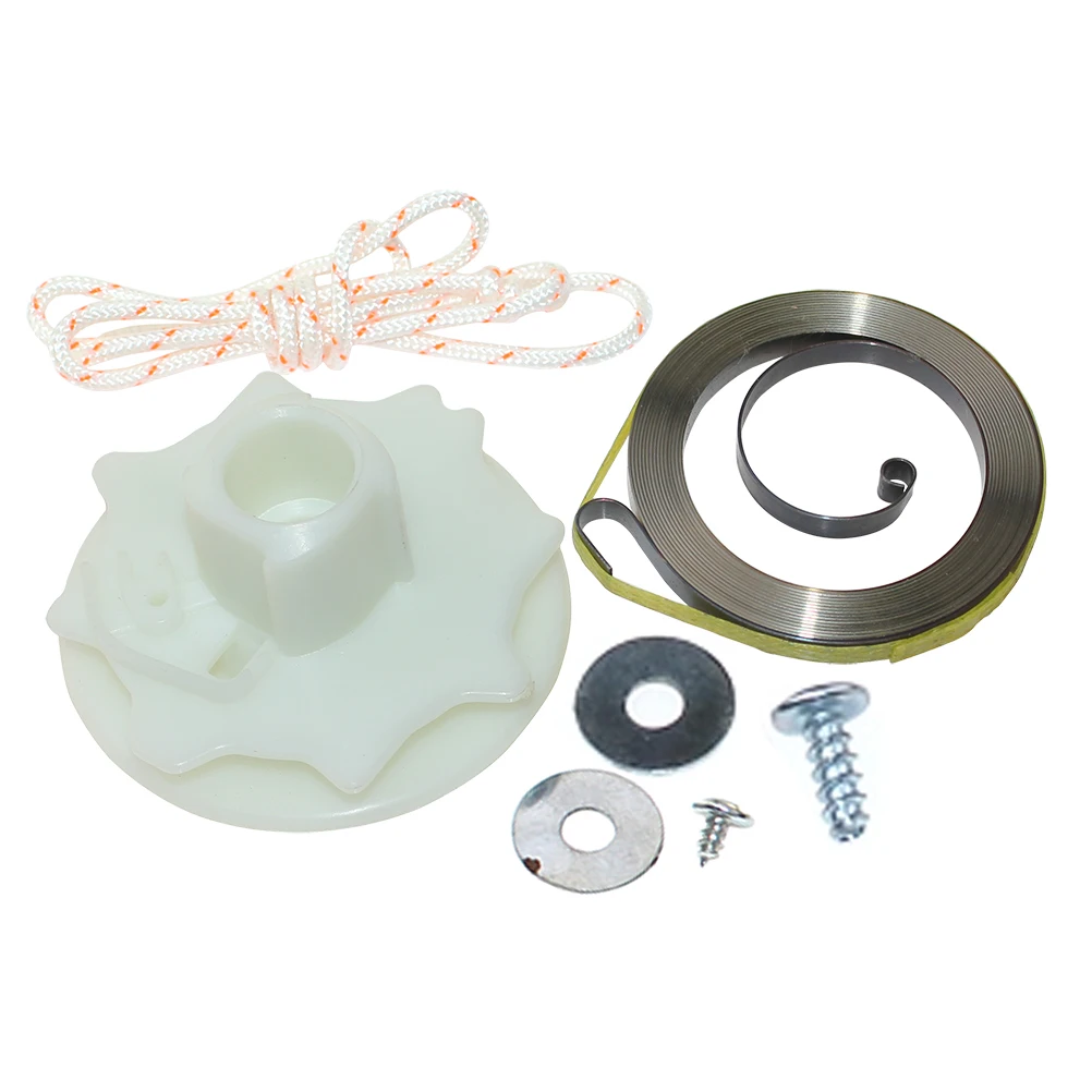 

Recoil Spring Pulley Rope For Husqvarna 136 136LE 141 141LE Jonsered 2036 2040 CS2040 Partner P365 P405 Poulan 2200 2275 2500