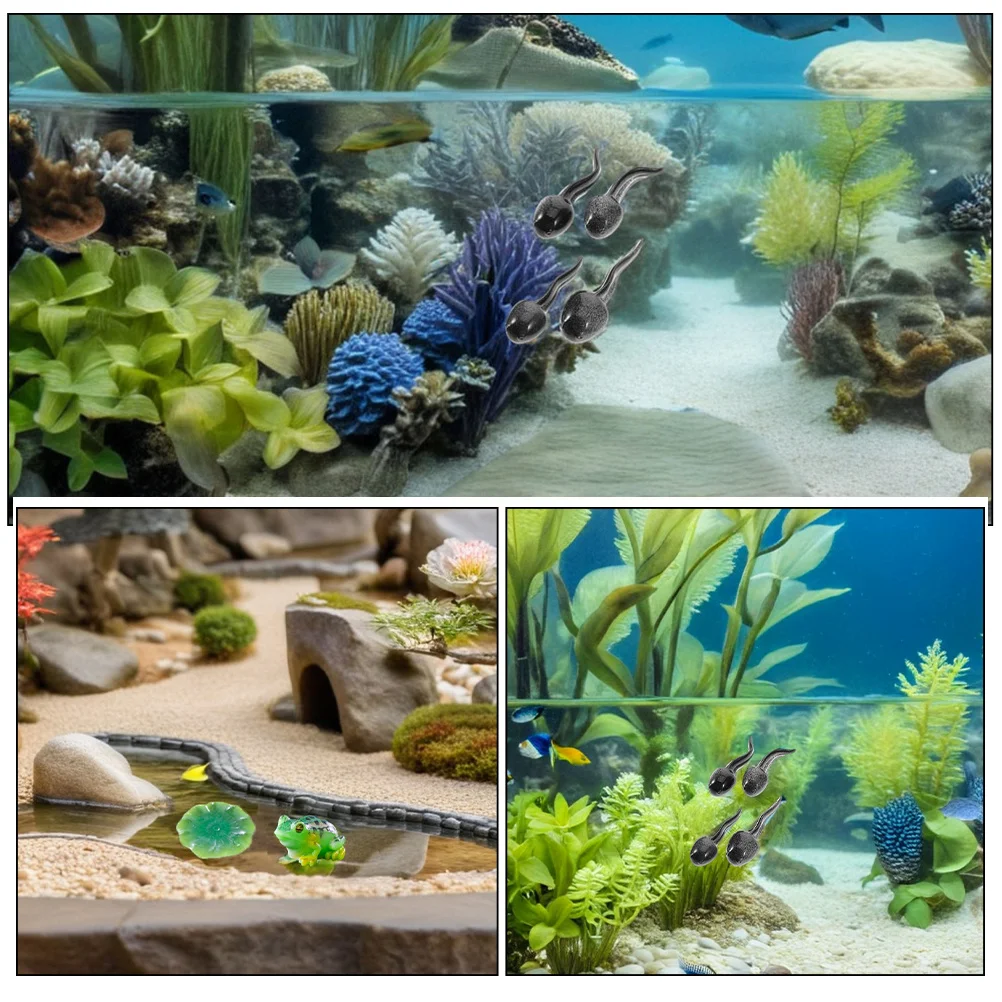 16 قطعة صغيرة الراتنج الضفدع حديقة الزينة لطيف الشرغوف أرقام DIY بها بنفسك تررم الحرفية موس المشهد الجنية إكسسوارات الحديقة