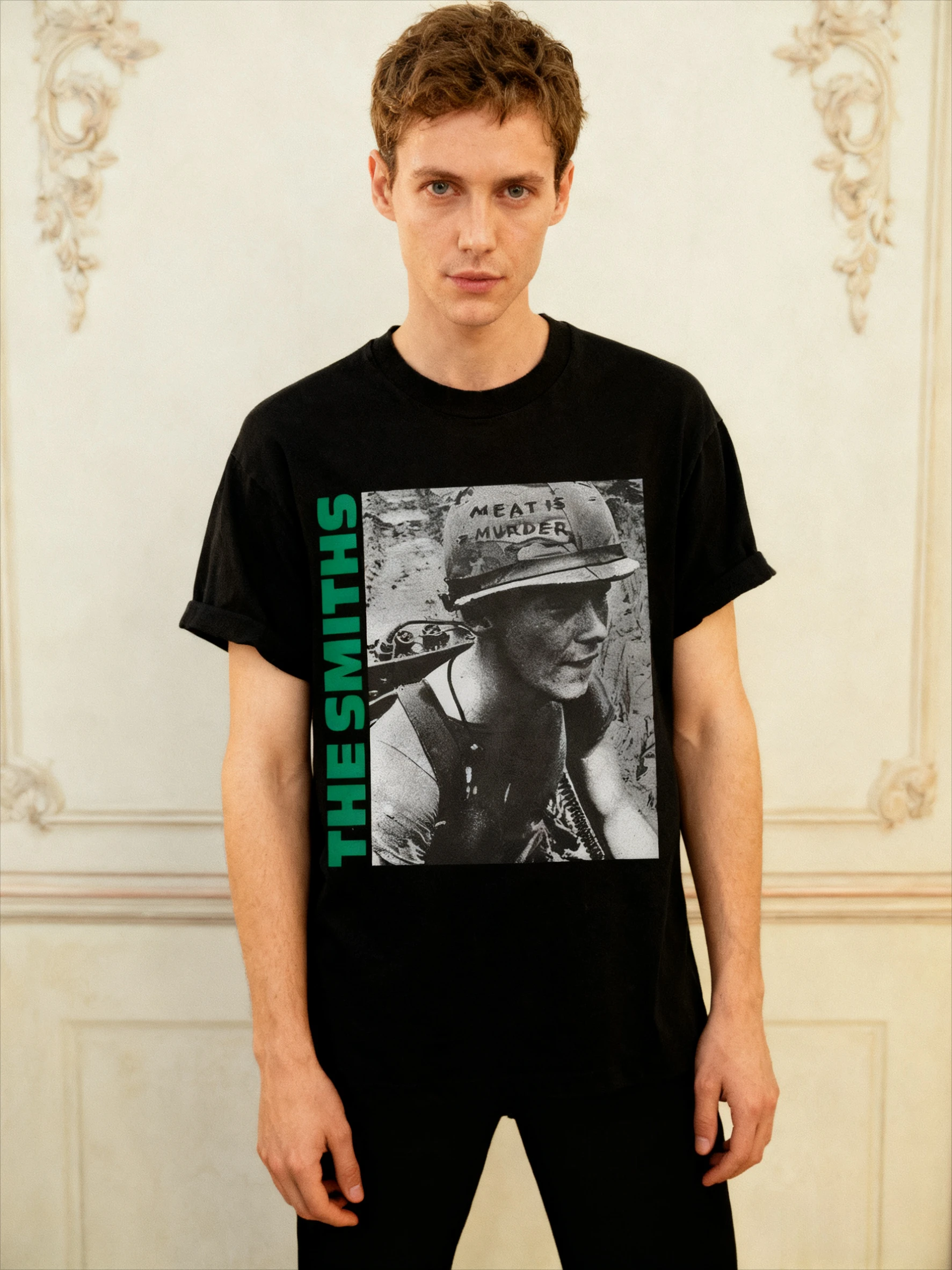 

New Arrival Vintage Rock Heavy Industry Printed Short Sleeve Cotton T-Shirt Men's Women's Unisex T-Shirt Fashion Street Clothing