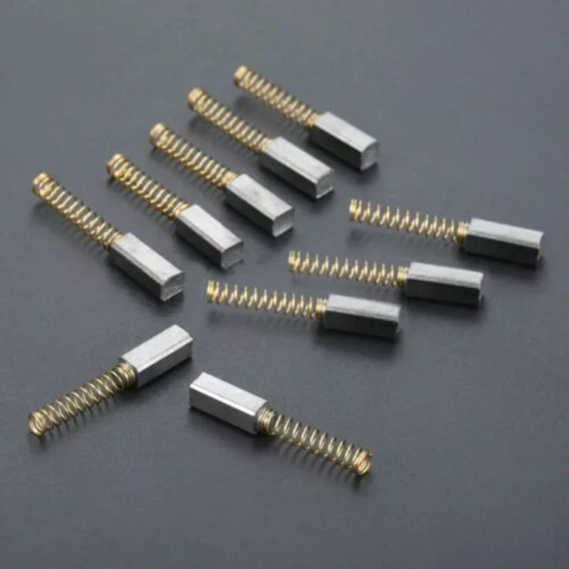 50Pcs Home Sewing Machine Graphite & Copper Wire Carbon Motor Brush Pack Parts Machine Parts  Attachments Accessories