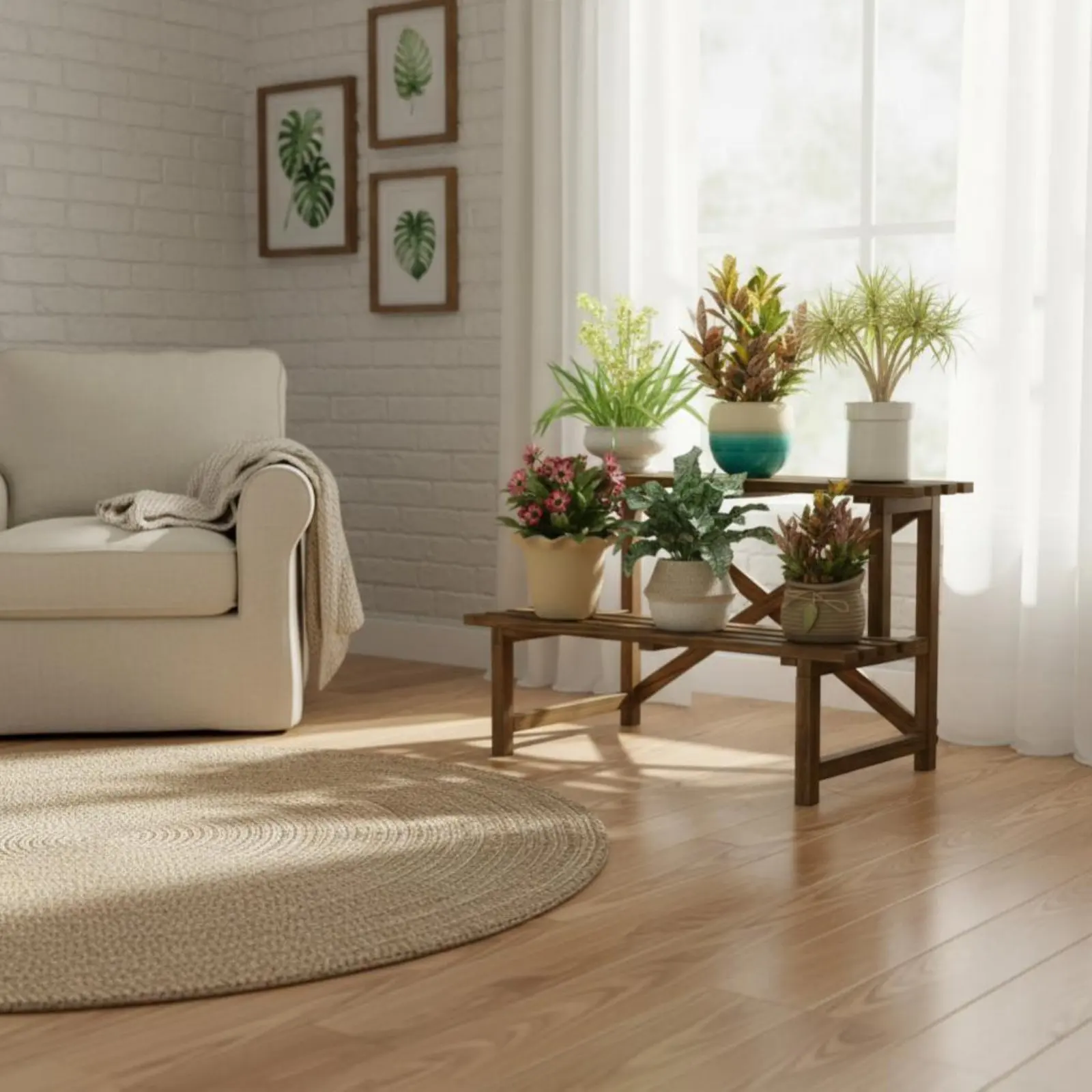 wooden-ladder-plant-display-rack-floor-standing-tiered-ladder-rack-rustic-design-resistant-for-students-living-room-bedroom