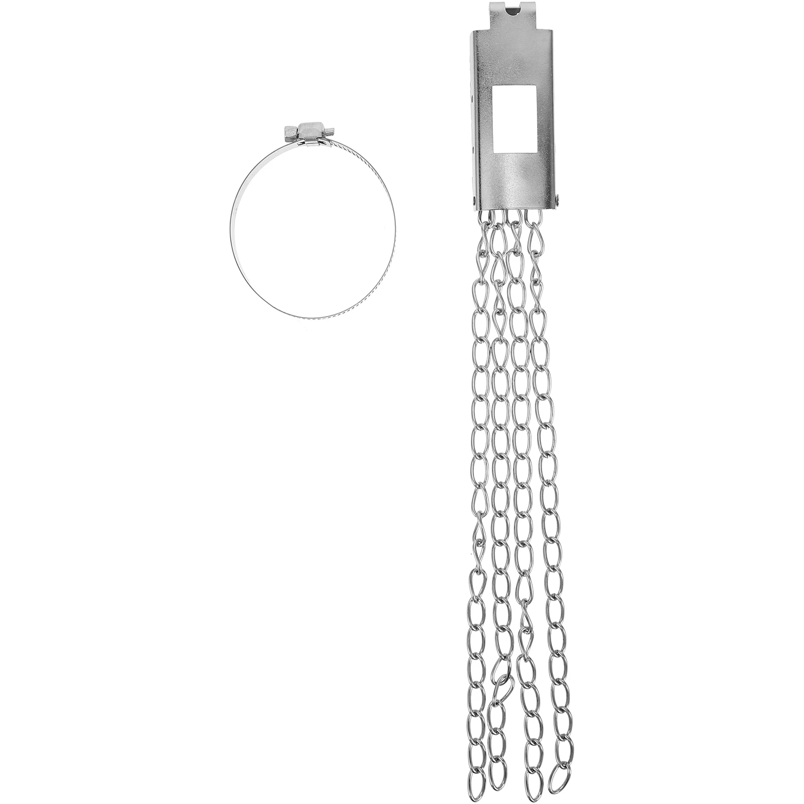 

Reflective Metal Grounding Strap Car Exhaust Anti Static Belt Longlasting Material Vehicle Electrostatic Discharge