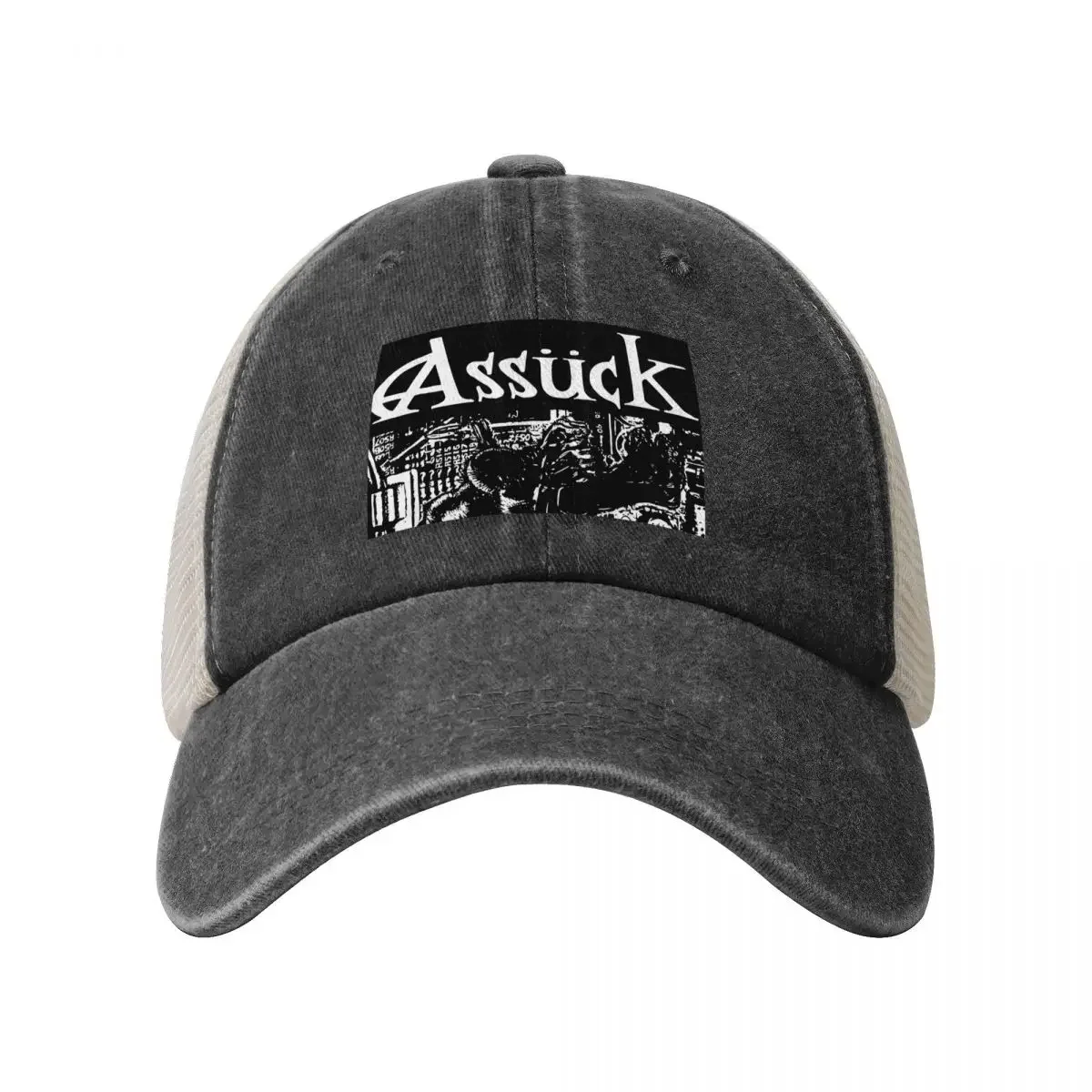 Assuck Misery Index Album Cowboy Mesh Baseball Cap Hood Hat Luxury Brand Men Golf Wear Women's