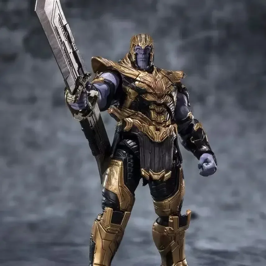 

In Stock Bandai SHF Avengers 4 Endgame Infinity Legend Thanos 5 Years Later Can Be Used Toy Gift