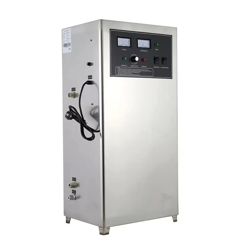 

60W Industrial 3G 10G Ozone Generator Water Impurity Treatment Equipment with Pump PLC Motor-Ro Pure Water Treatment Machine