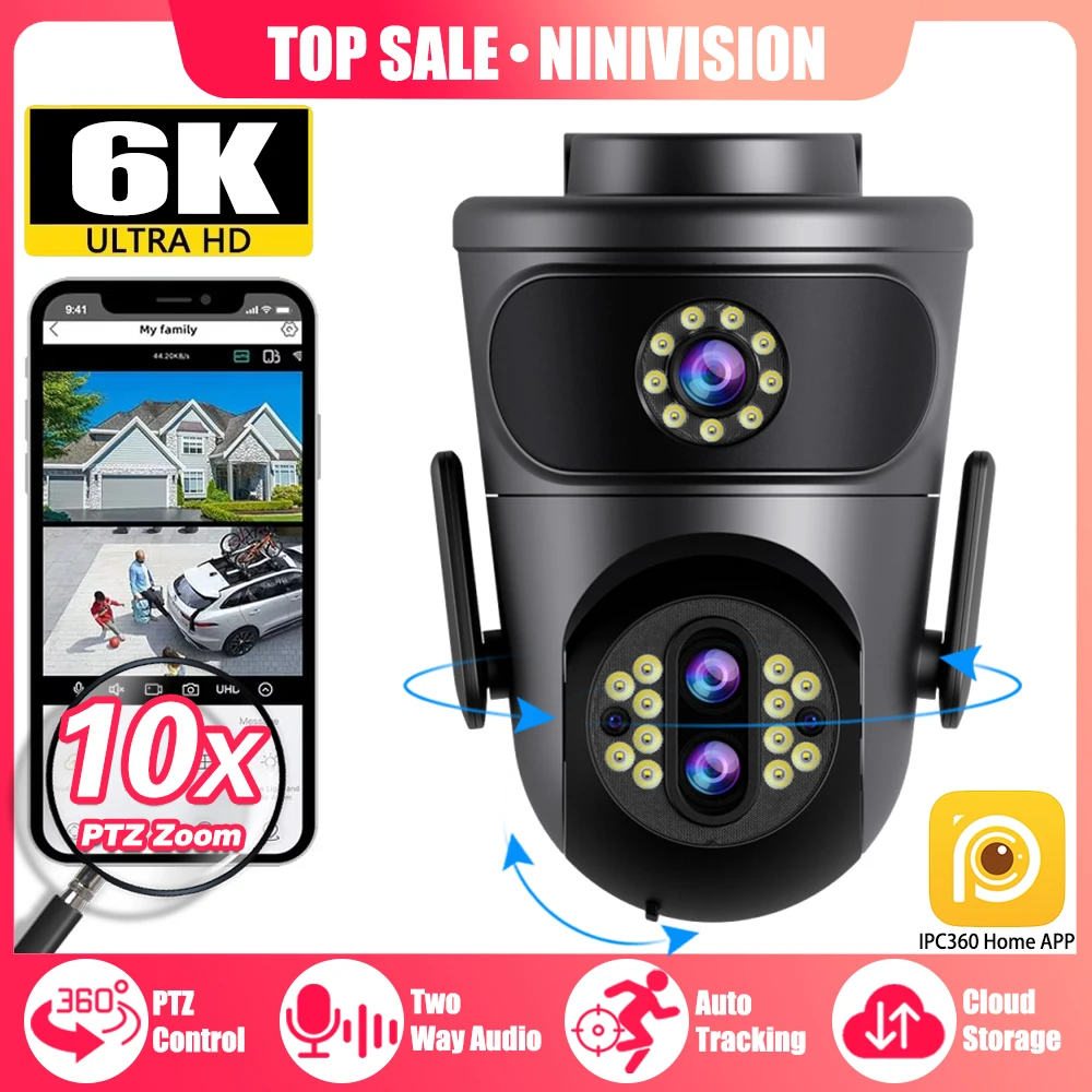 12MP 6K Wifi Ip Cam… - image