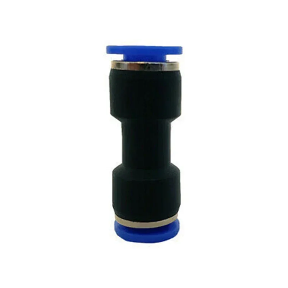 2pc 6MM OD Tube Pneumatic Straight Union Connector Push To Connect Air Fitting Plastic 0-150 PSI  0-1.0MPA Pipe Connectors