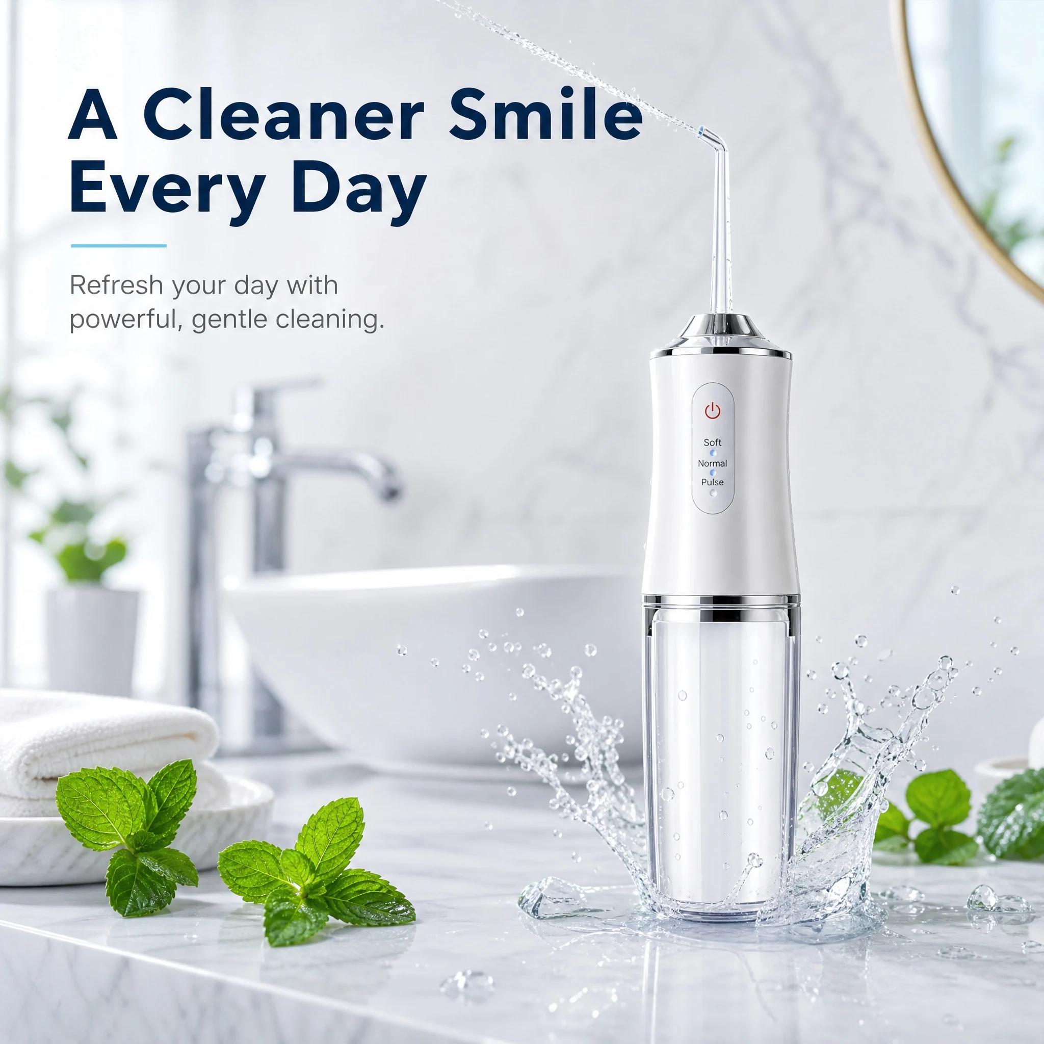 Water Flosser Cordless - جهاز تنظيف الأسنان بالماء قابل لإعادة