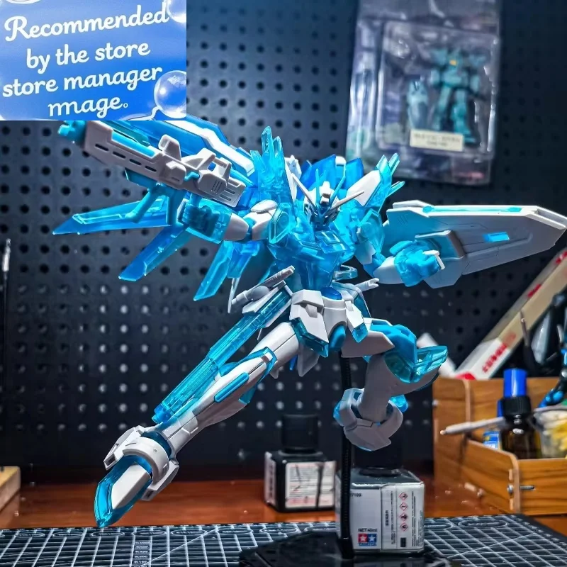 

Ice Blue Rising Freedom HG 1/144 Limited Color Scheme Mech Сборка Модель Комплект Фигурки Настольный Орнамент Детские Игрушки Подарки