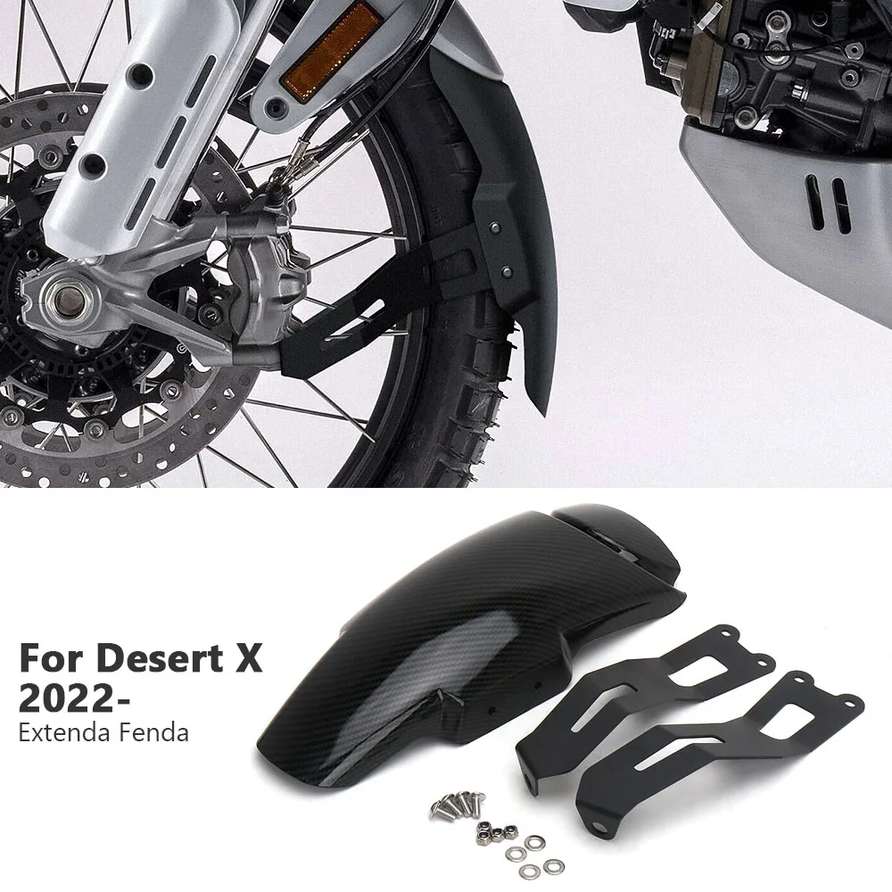 

Motorcycle Front Fender Extender Mudguard Extension Splash Guard Plastics For Ducati DesertX DESERT X Desert X 2022 2023