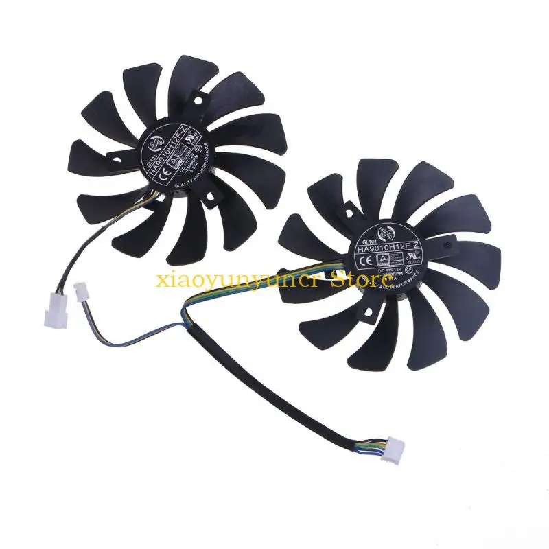 

P9JB 85mm 4Pin 12V Cooler Fan HA9010H12F-Z VGA Fan Graphics Card Cooling Fan for Inno3D 1060 Cooler