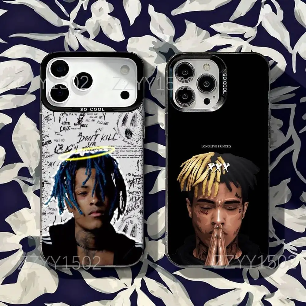 

Rapper 17 X-Xxtenations Phone Case For iPhone 17,16,15,14,13,12,X,8,Pro,Max,Plus,SE4,Air,Mini HD Black IMD Matte