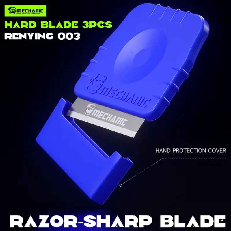 MECHANIC Sharp Blade Repair and Disassembly Pick Curved Screen Disassembly Blade for Mobile Phone Android IPad Repair Tools Set