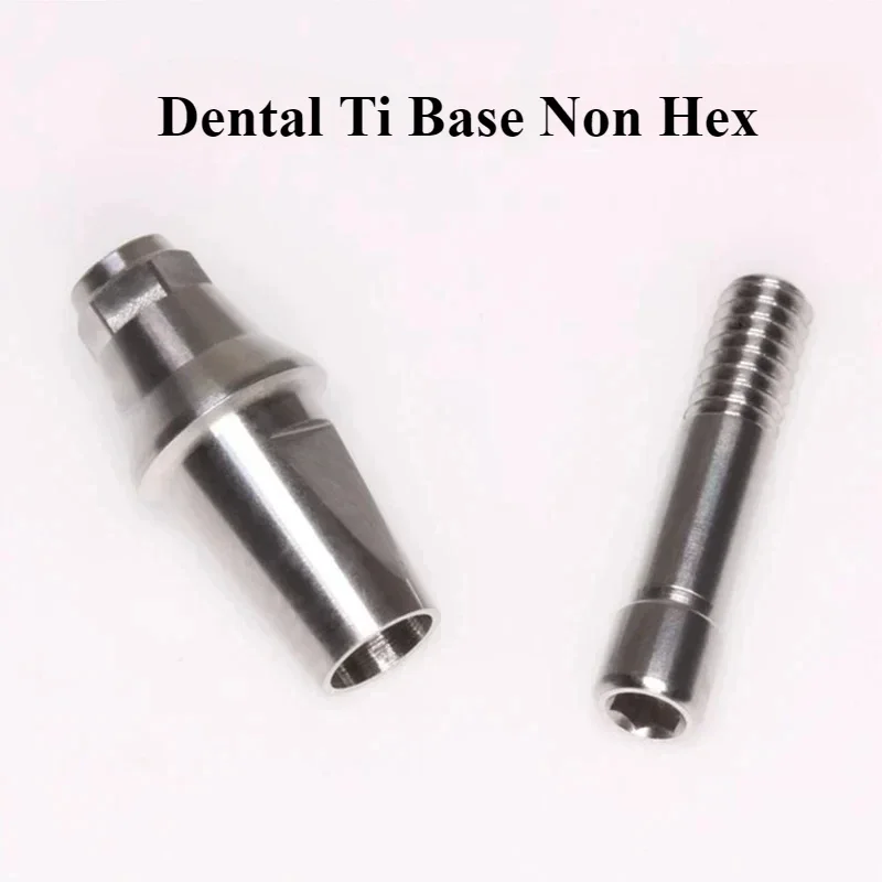 Dental Ti Base Non Hex Implant Dentaire CAD CAM Implant Accessories Materials Osstem Dentium Megagen Dentis NeoBiotech Straumann