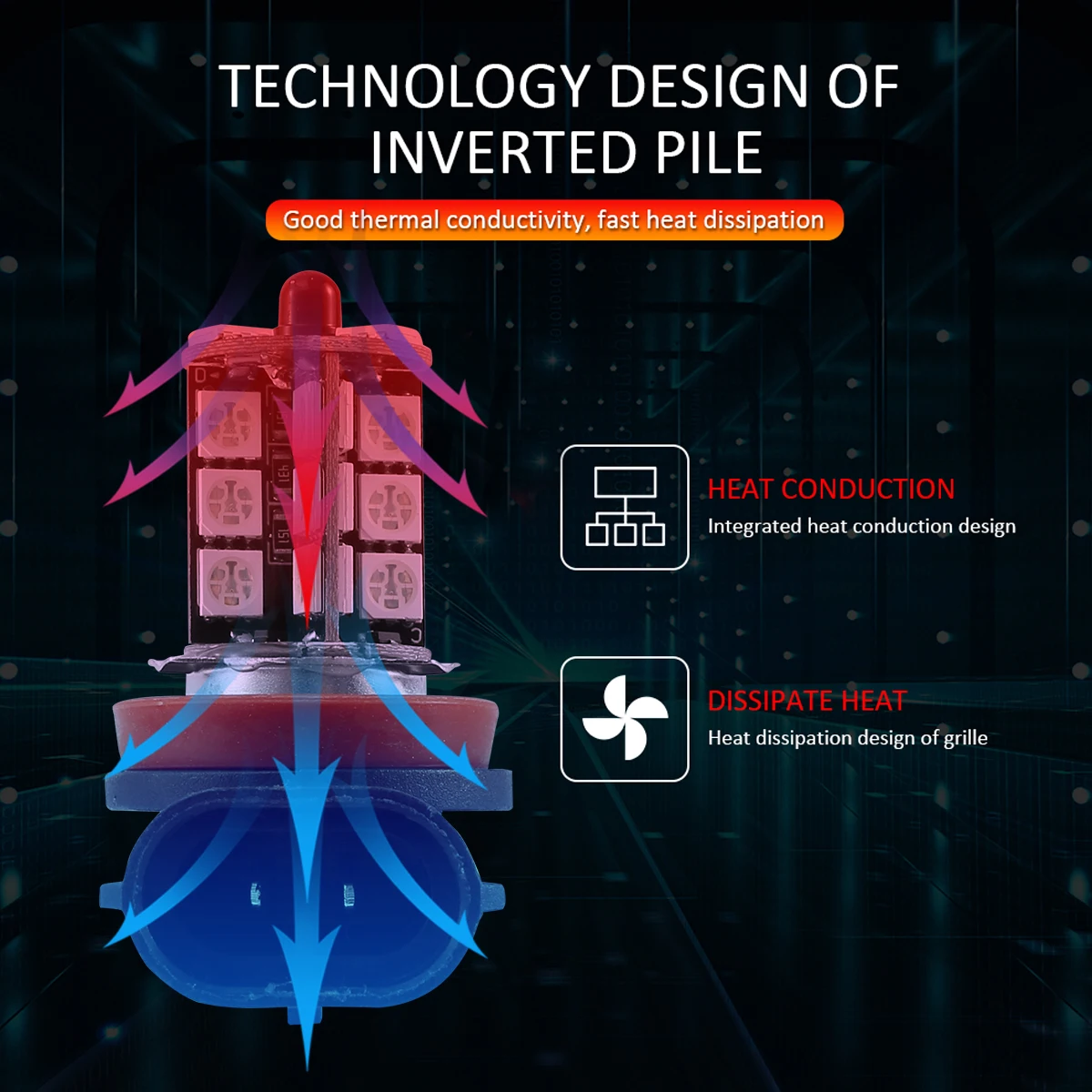 2 قطعة 27 LED أضواء الضباب للسيارة H8/H11 RGB مصابيح الضباب مع جهاز التحكم عن بعد الملونة 360 °   شعاع زاوية 4 طرق لمبات الضباب الأمامية