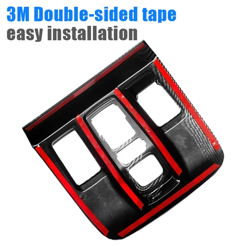Car Gear Shift Panel Frame Protector Cover Trim Sticker For Honda CRV 6th Gen 2023 2024 2025 / CR-V Hybrid Accessories
