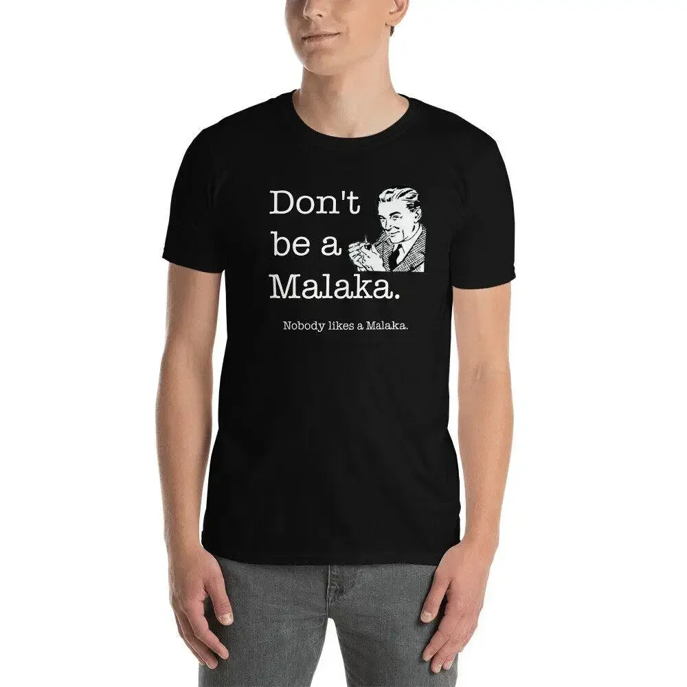 Dont Be a Malaka Funny Greek Short-Sleeve Unisex T-Shirt