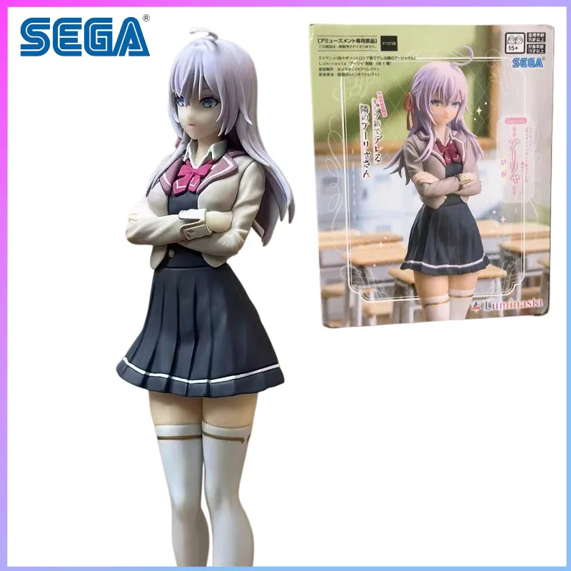 

SEGA В наличии: Фигурка Алии из аниме Luminasta (Русская версия) в школьной форме, которая иногда скрывает свои чувства, в наличии, Kawaii