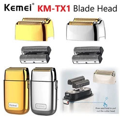 Kemei Professional Replacement Foil and Cutter Blades Set Suitable For KM-TX1 Shaver Original Electric Shavers Blades