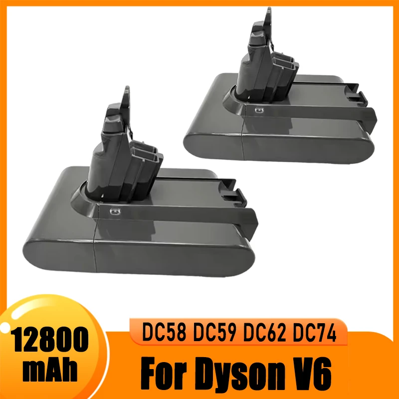 For Dyson V6 DC58 DC59 DC62 DC74 SV09 SV07 SV03 Vacuum Cleaner Battery Replacement, 21.6V Lithium ion Battery
