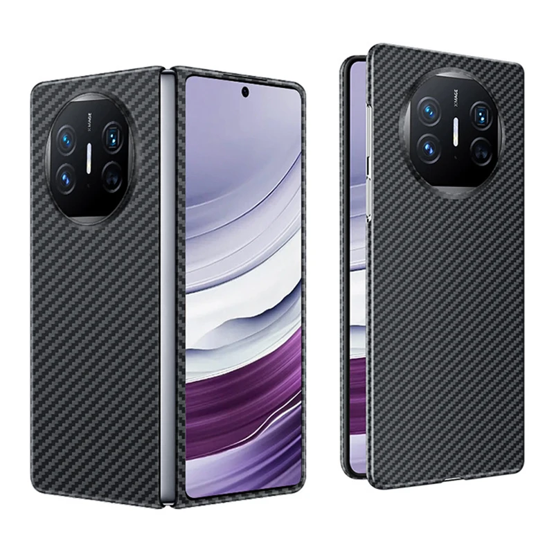 

Real Carbon Fiber Case for Huawei Mate X5 Aramid Fiber Anti-fall Anti-shockproof Armor Cover for Huawei MateX5 Case Business