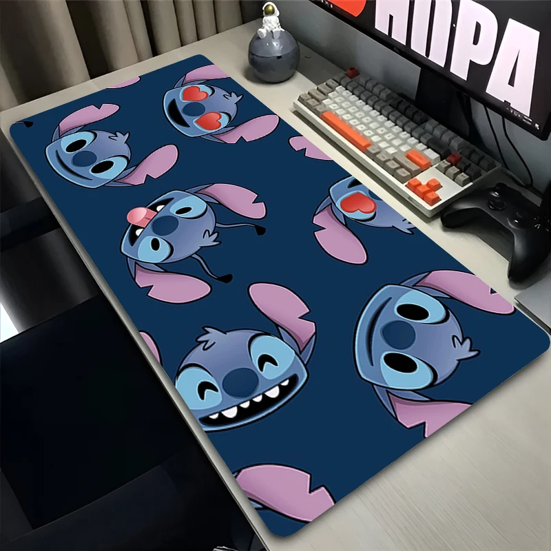 

Mouse Pad Laptop Non Slip Extended Desktop Mouse Mat PC Kawaii Anime Keyboard Pad Gaming HD Print S-stitch Accessories Mousepad