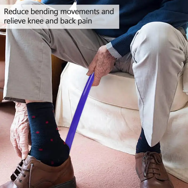 42 سنتيمتر المحمولة اضافية طويلة أبواق الحذاء البلاستيك الأسود لبيسة حذاء ملعقة الحذاء الحذاء رافع مرنة الأحذية رافع إكسسوارات أحذية