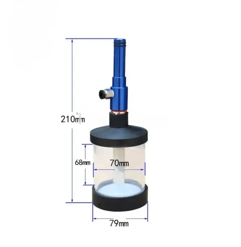 sMaster Powder Coating Fluidizing Hopper Cup 200ml/280ml for Lab Test Powder Spray Machine