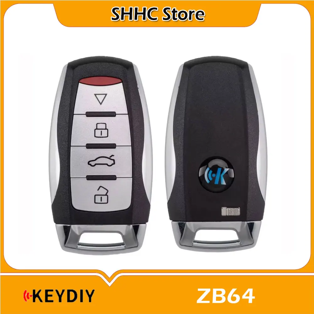KEYDIY KD ZB64 Universal Smart Remote Key 4 Buttons for GWM Great Wall Type Smart Car Key for KD-X2 KD-MAX KD-X4 Key Programmer