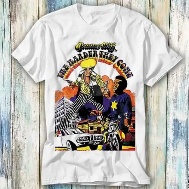 The Harder They Come Poster 70s Jimmy Cliff T Shirt Meme Gift Top Tee Unisex