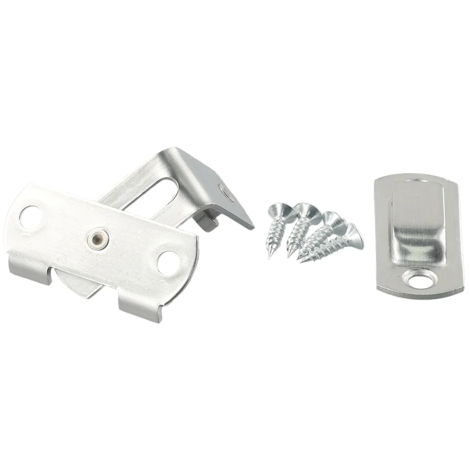 1pc Door Lock Guard Latch Bolt 90 Degree Stainless Steel Toggle Latch Sliding Door Lock Three Inch Right Angle Lock
