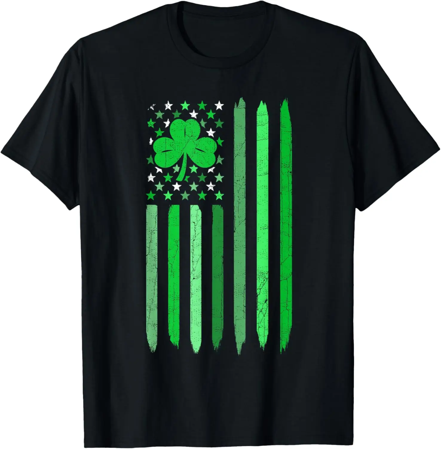 Irish American Flag Ireland Saint St Patricks Day Gift T-Shirt
