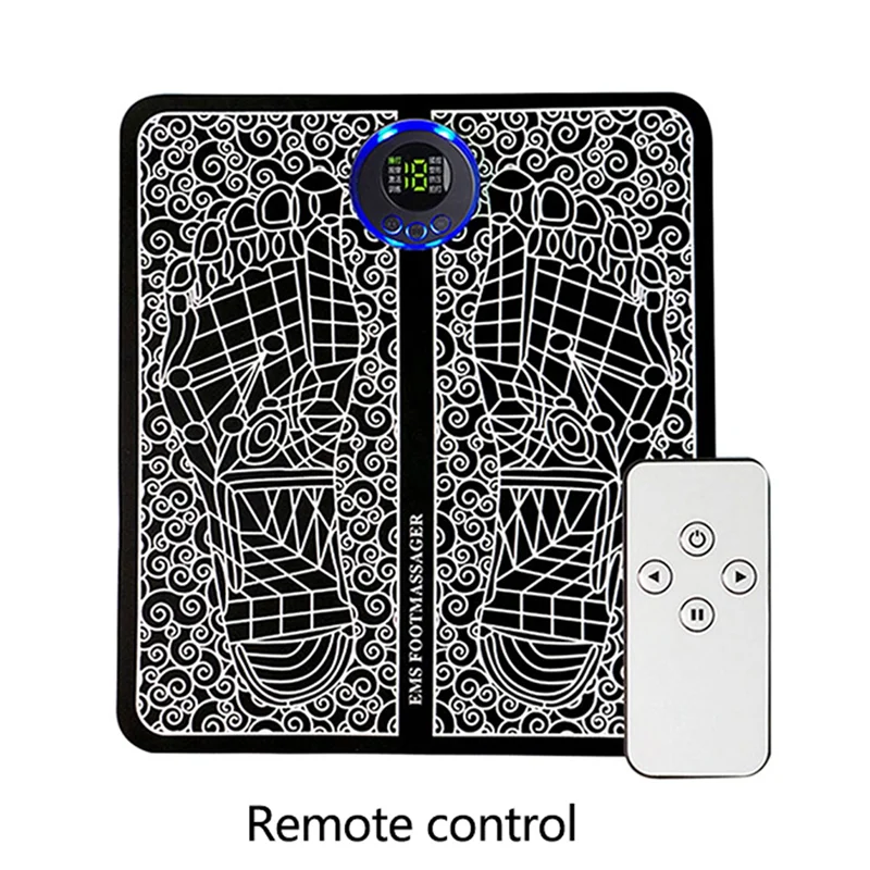 AA20-Massage Pad 8 Modes Rechargeable Leg Muscle Stimulator Foot Circulation Massager Remote Control For Relaxing Feet And Legs - Image 4