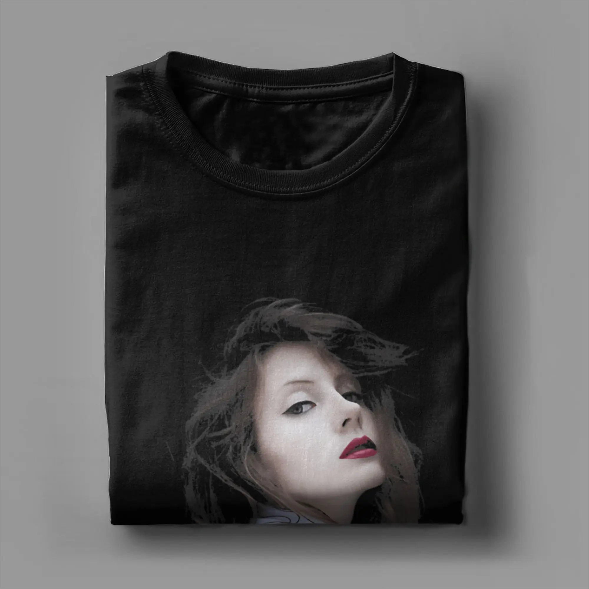 شارلوت دي ويت الرجال تي شيرت خمر تيز قصيرة الأكمام طاقم الرقبة تي شيرت 100% القطن هدية فكرة القمم