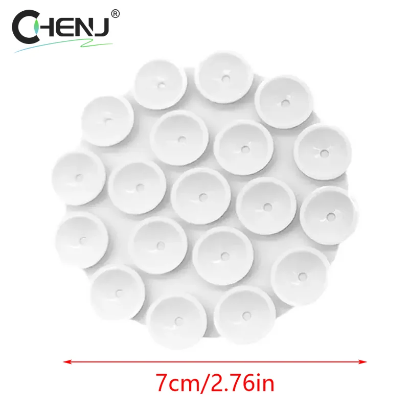 丸み-シリコンサクションカップ電話マウント、ミニサクションステッカー、カーナビゲーションブラケット、ユニバーサル携帯電話スタンド