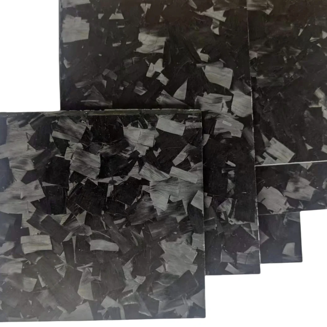 Servicio personalizado de accesorios de piezas de procesamiento de corte CNC de hoja de placa de panel de fibra de carbono forjado disponible