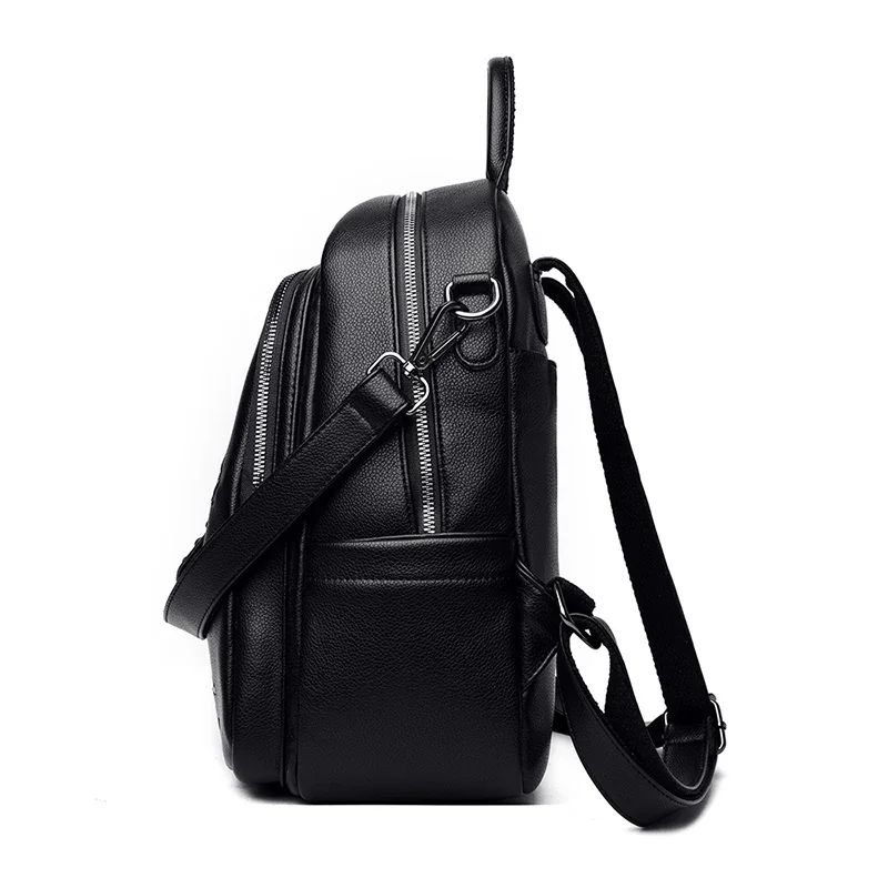 Ladies Soft Leather Bag Ladies Casual Ladies Backpack School Teen Girl High Quality School Bag Travel Bag