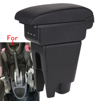 For Citroen C1 Armrest Box For Peugeot 107 Toyota Aygo BJ Armrest Car Accessories Store box Interior detail Simple installation